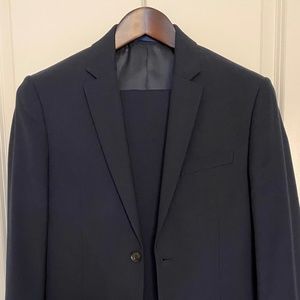Topman Skinny Navy Blue Suit